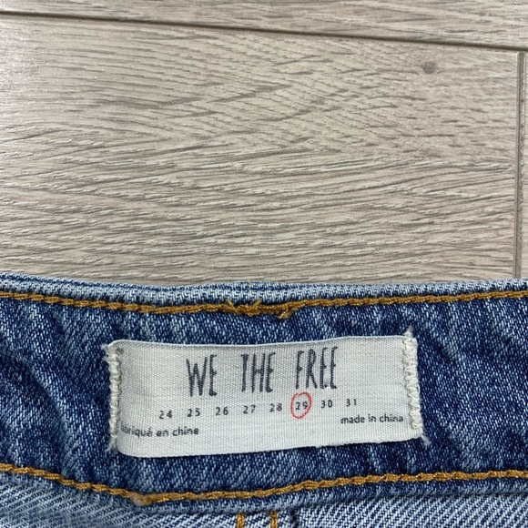 We The Free By Free People Patchwork Mini Denim Skirt - Picture 9 of 14